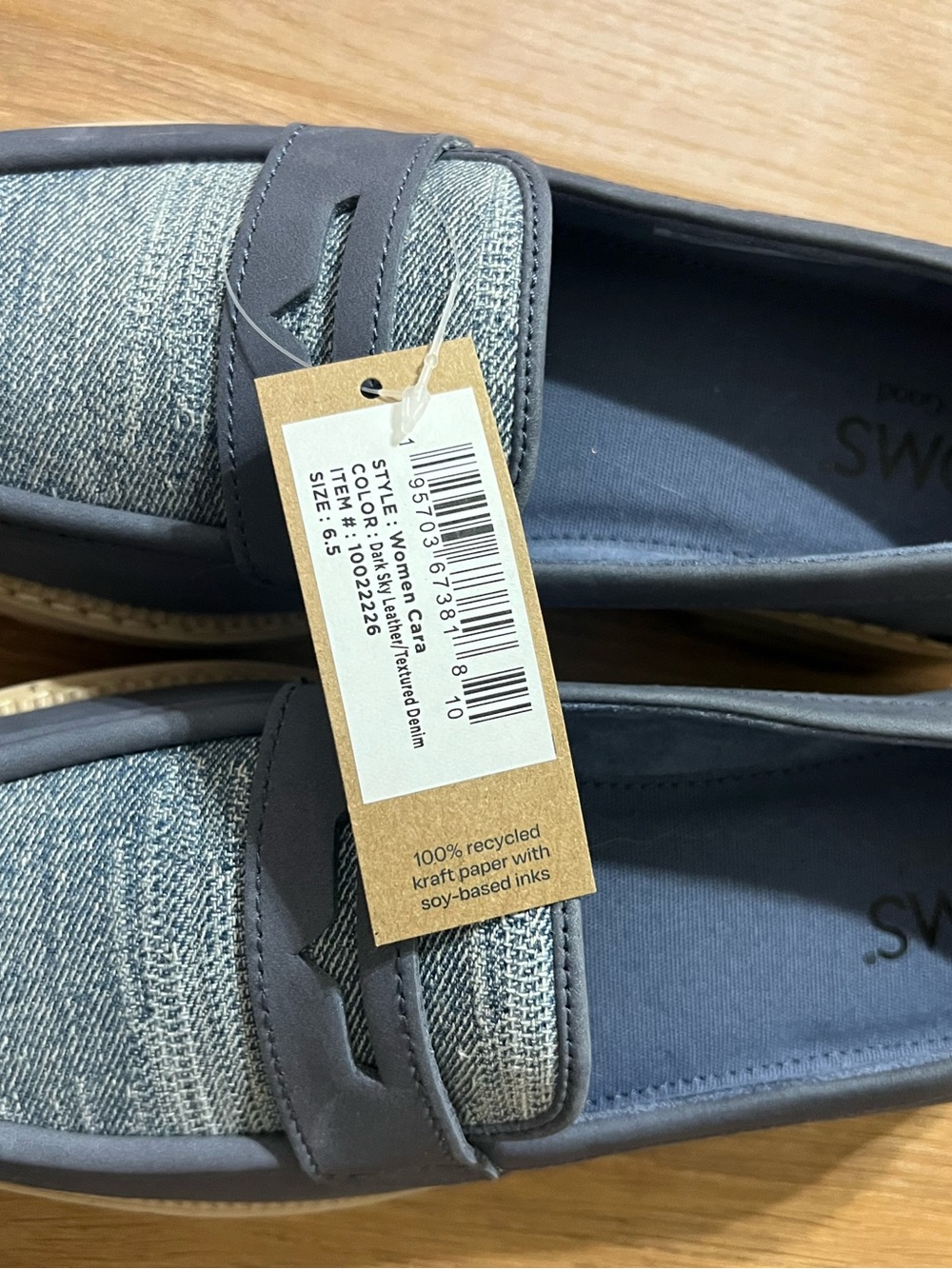 TOMS Navy Platform Loafer - Picture 8 of 8